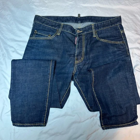 DSQUARED2 Dark Blue Denim Pants - Picture 3 of 8